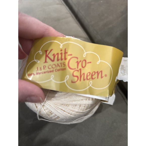 Various Lot Of 6 Larger And Four Smaller Balls Of Crochet Yarn Some New, Used - Picture 6 of 10